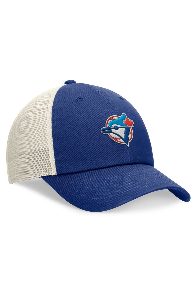 Men's Nike Royal Toronto Blue Jays Cooperstown Collection Rewind Club Trucker Adjustable Hat, Alternate, color, Royal