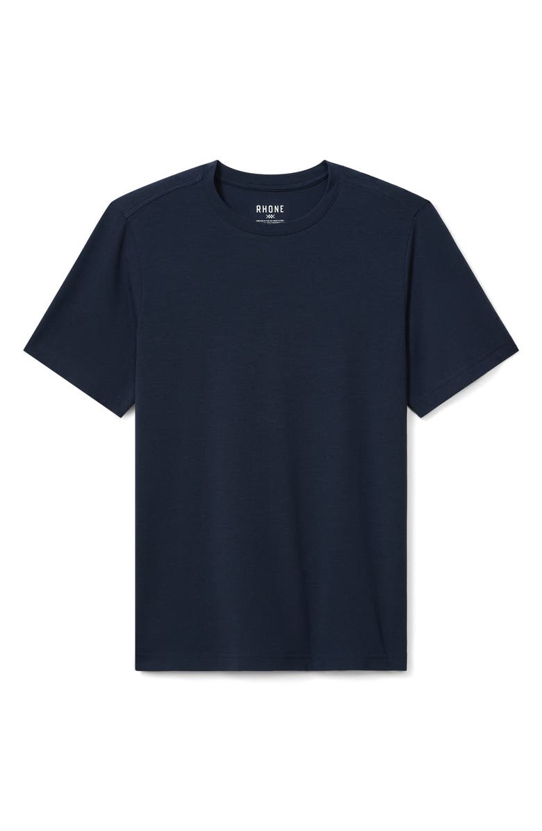 Rhone Origin Crewneck T-Shirt, Alternate, color, True Navy