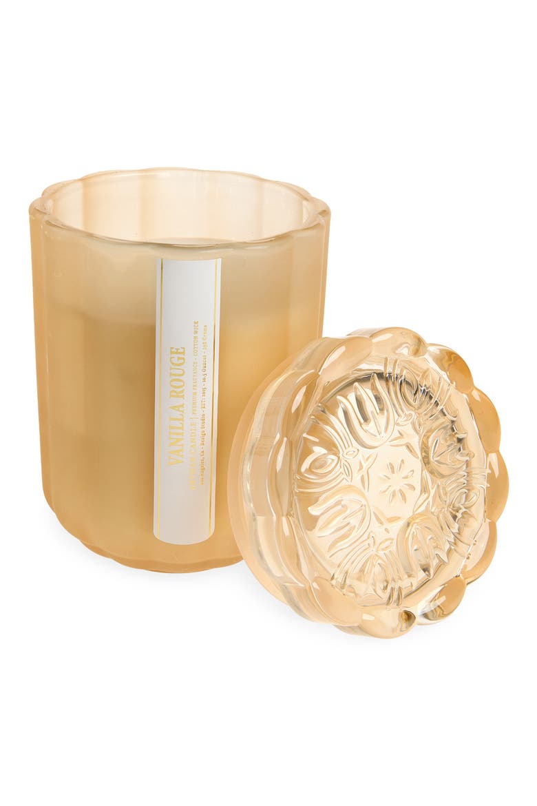 Bergamot & Citrus Scallop Candle, Main, color, ITALIAN PERSIMMON