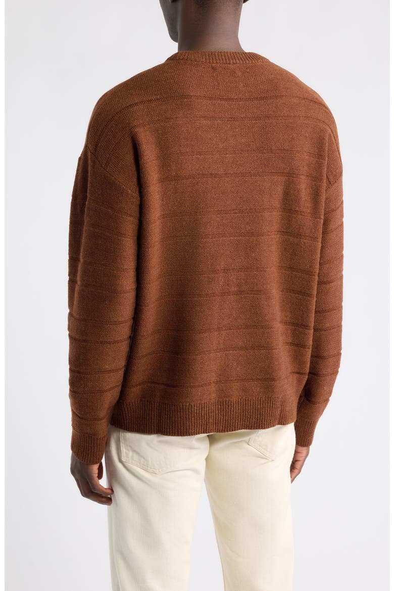 Jackson Crewneck Sweater, Alternate, color, CHESTNUT