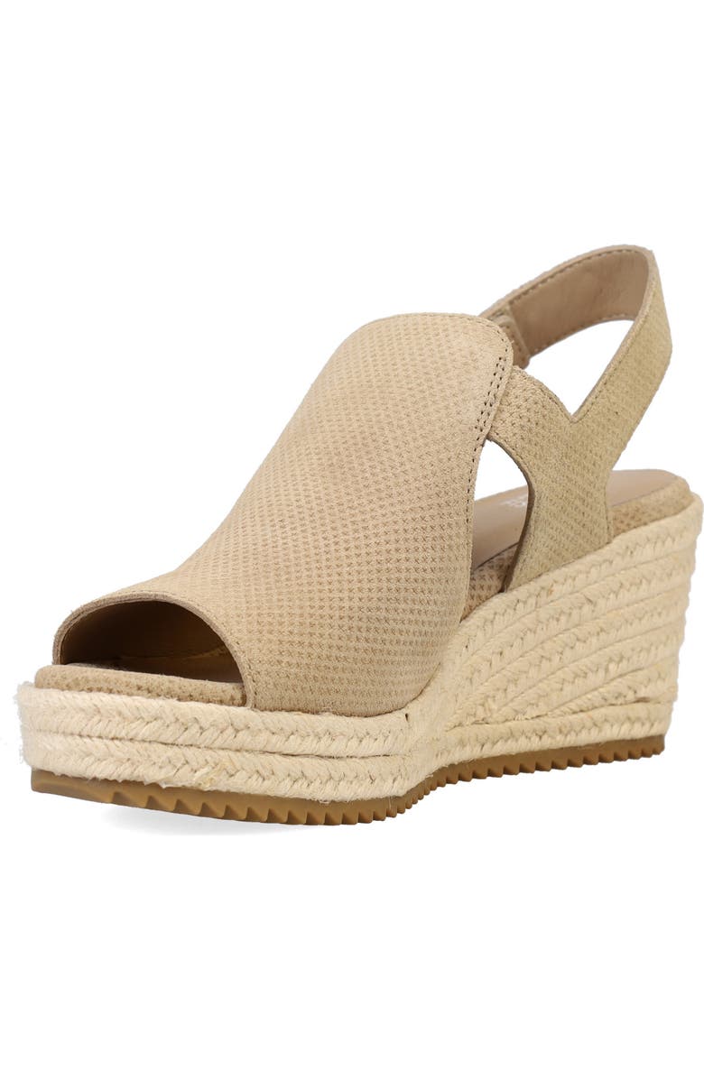 Eileen Fisher Wilda Espadrille Wedge Sandal, Alternate, color, Ecru
