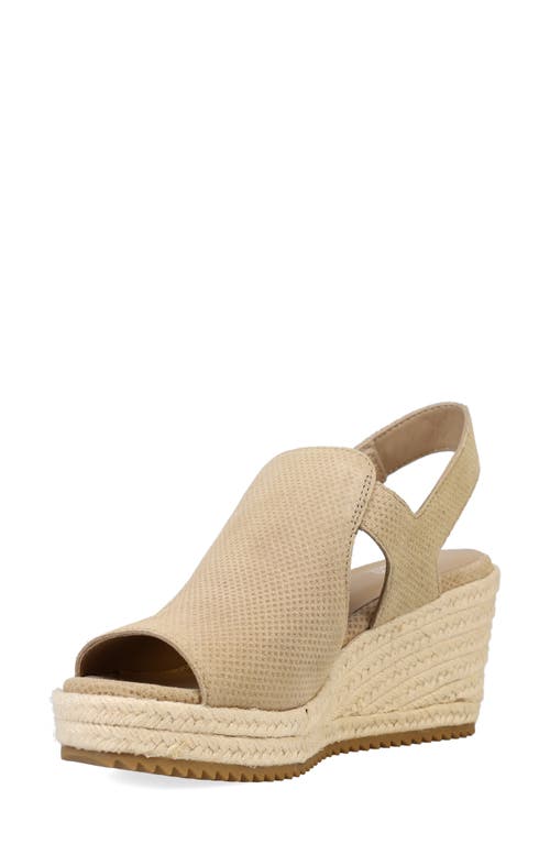 Eileen Fisher Wilda Espadrille Wedge Sandal In Nude