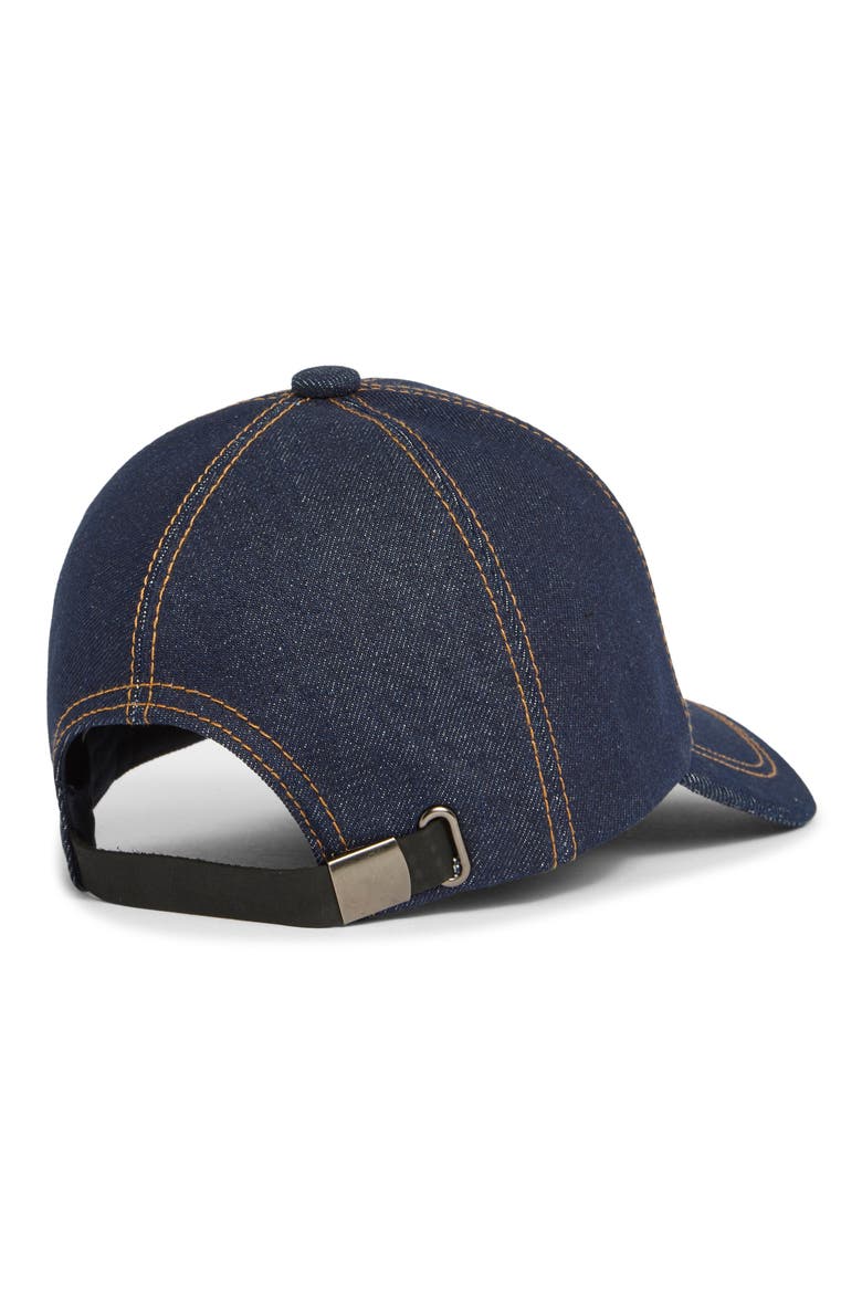 Denim Baseball Hat, Alternate, color, DENIM