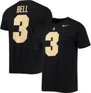 Nike Men's Nike David Bell Black Purdue Boilermakers 2022 NFL Draft Name & Number T-Shirt