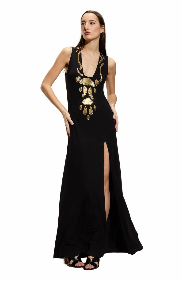 Cynthia Rowley Calypso Square Neck Dress, Main, color, 