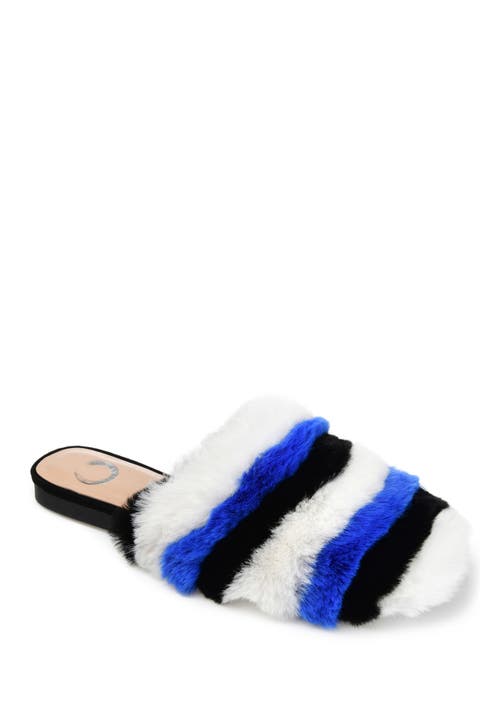 JOURNEE Evelin Faux Fur Mule (Women)