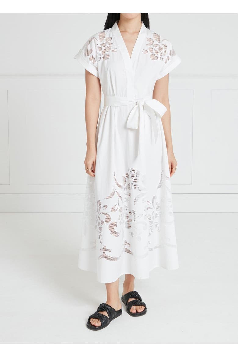Nelle Dress, Main, color, White