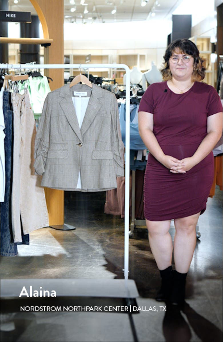 Battista Glen Plaid Linen & Cotton Blend Dickey Jacket, sales video thumbnail