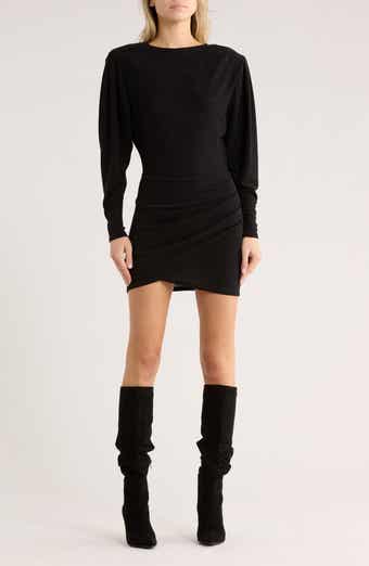 Isabel Marant Étoile Benedicte Long Sleeve Stretch Jersey Minidress