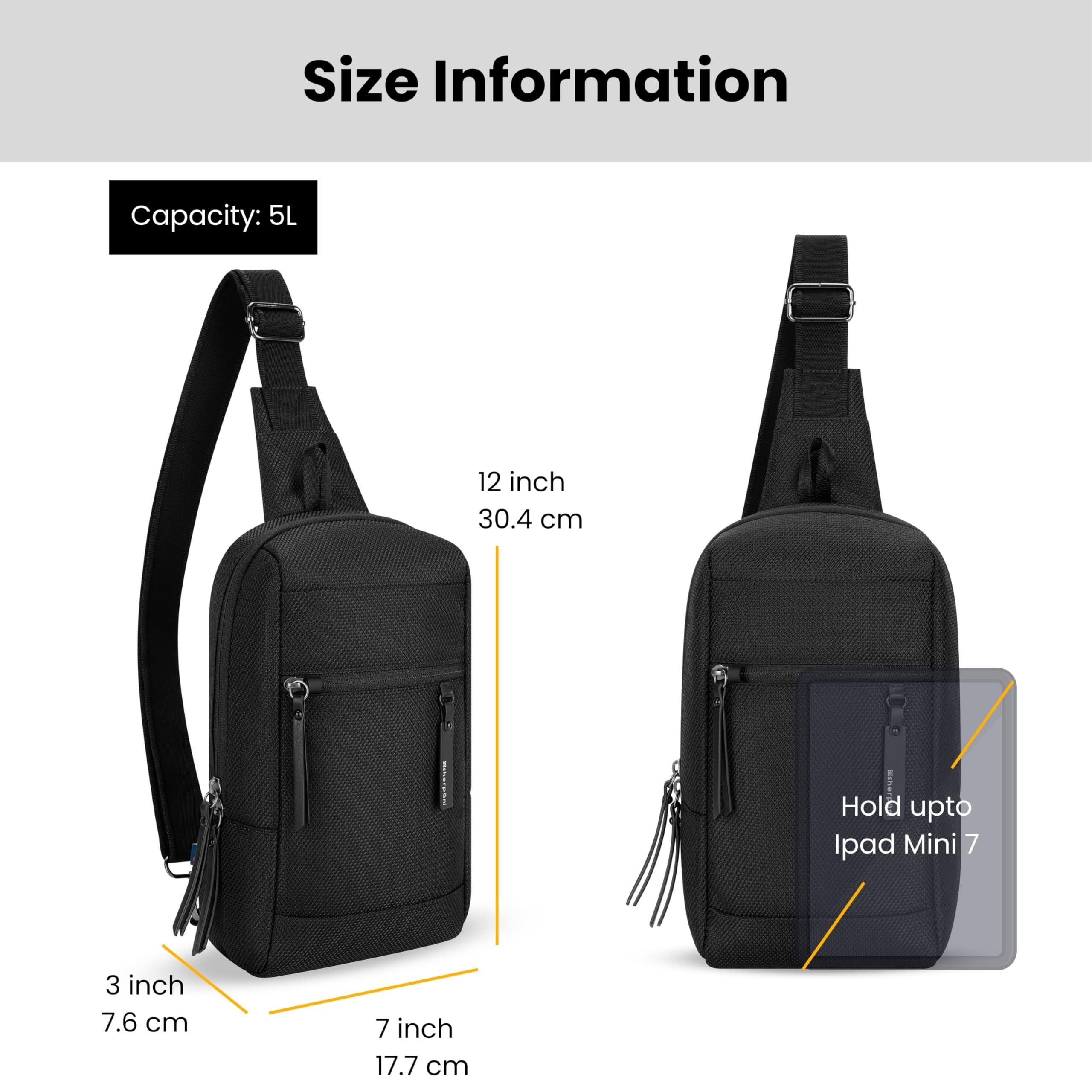 Sherpani Metro Anti Theft Travel Sling Bag Backpack, Sterling, Alternate, color, Carbon