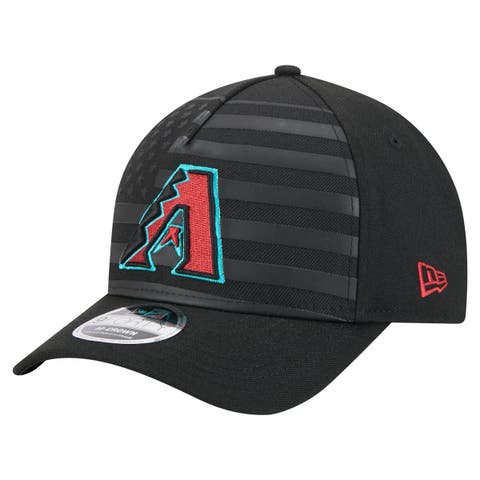 Men's New Era Black Arizona Diamondbacks American Flag 9FORTY M-Crown A-Frame Adjustable Hat