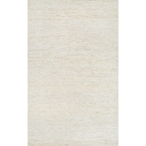 Griffin Rustic Farmhouse Woven Jute Solid Area Rug