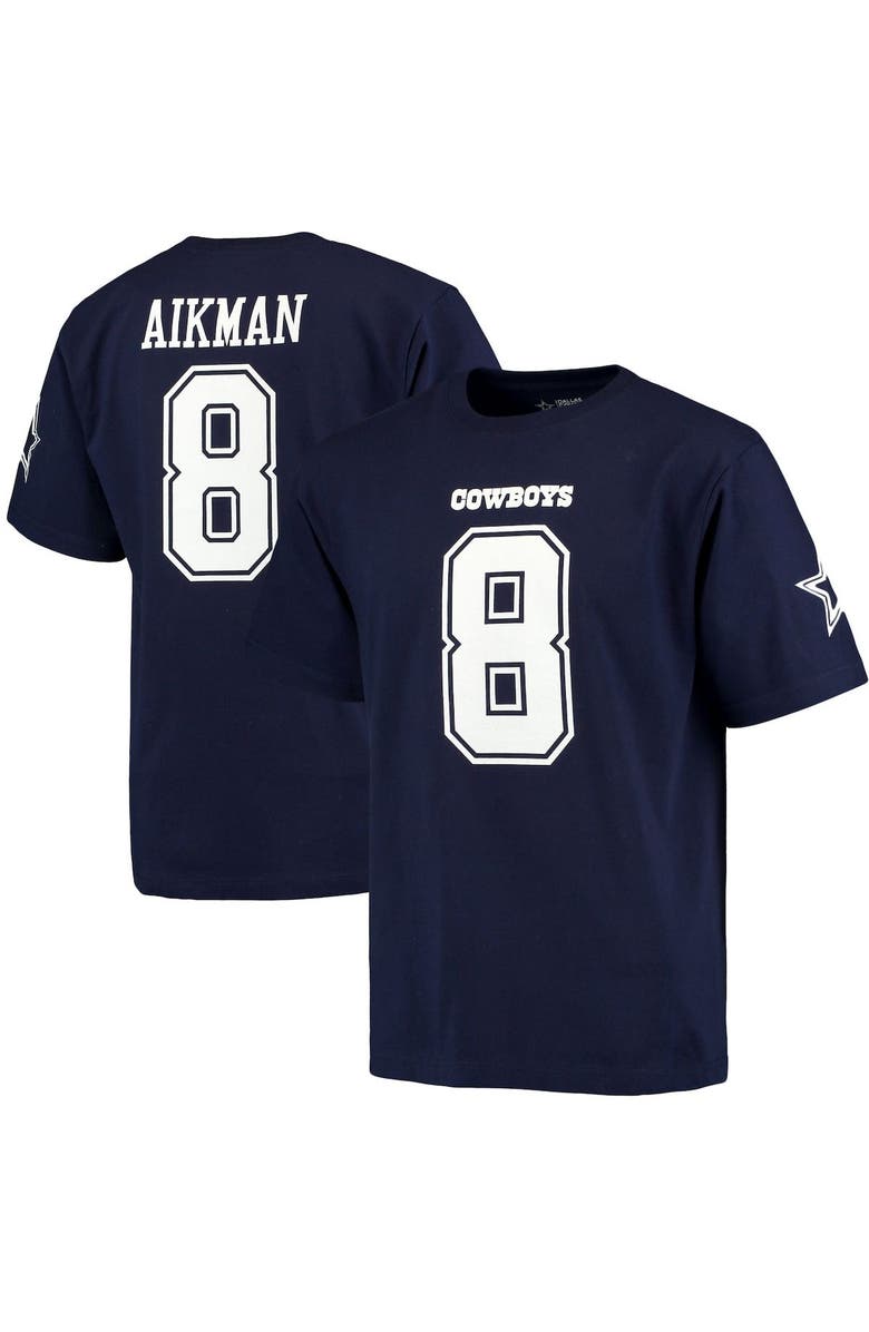 NFL Men's Troy Aikman Navy Dallas Cowboys Big & Tall Retired Player Name & Number T-Shirt, Main, color, 
