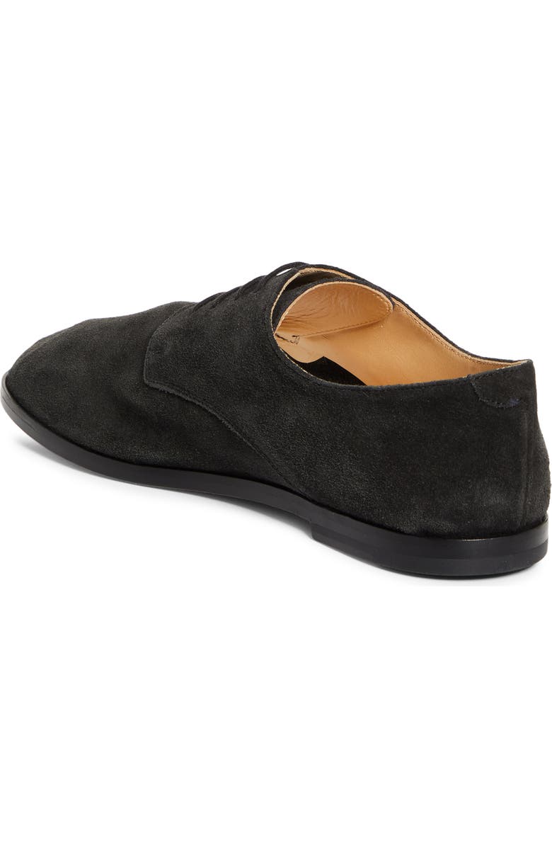 Common Projects Soft Plain Toe Derby, Alternate, color, Off Black