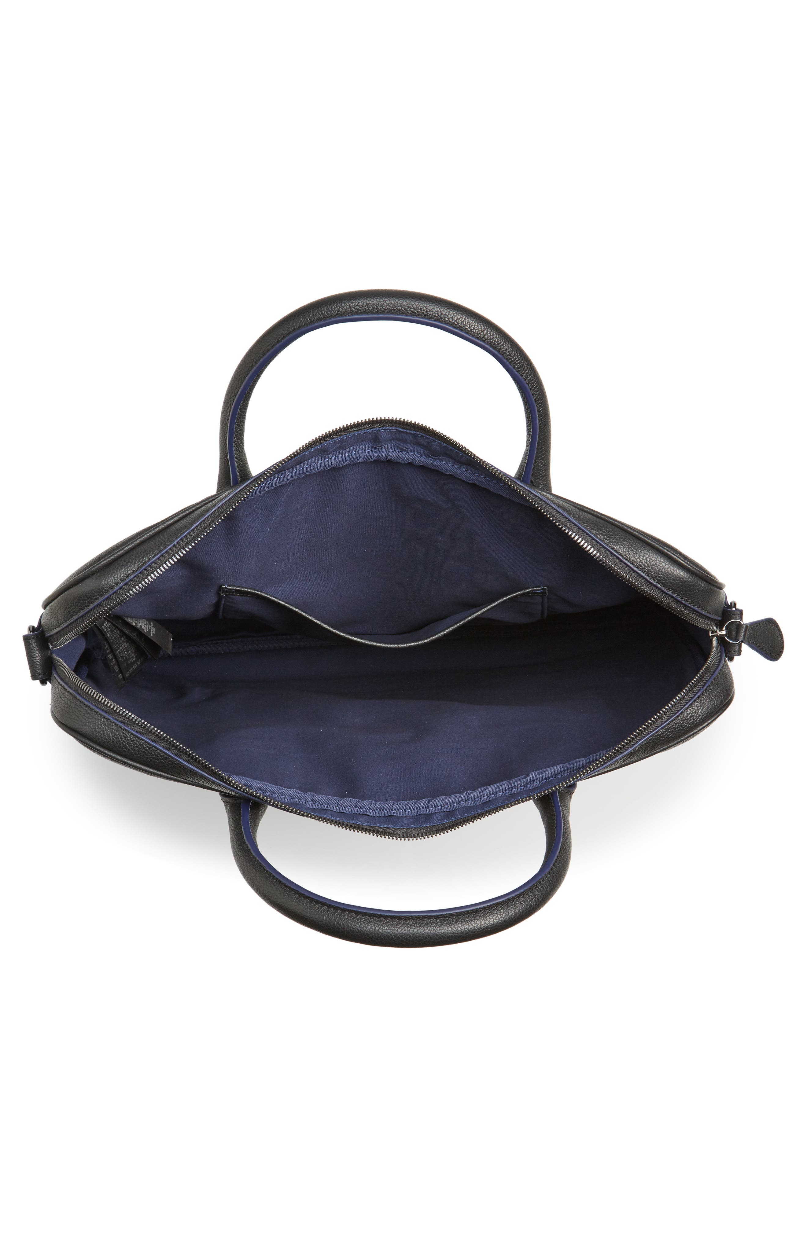 Ted Baker London Lowmee Leather Briefcase, Alternate, color, 