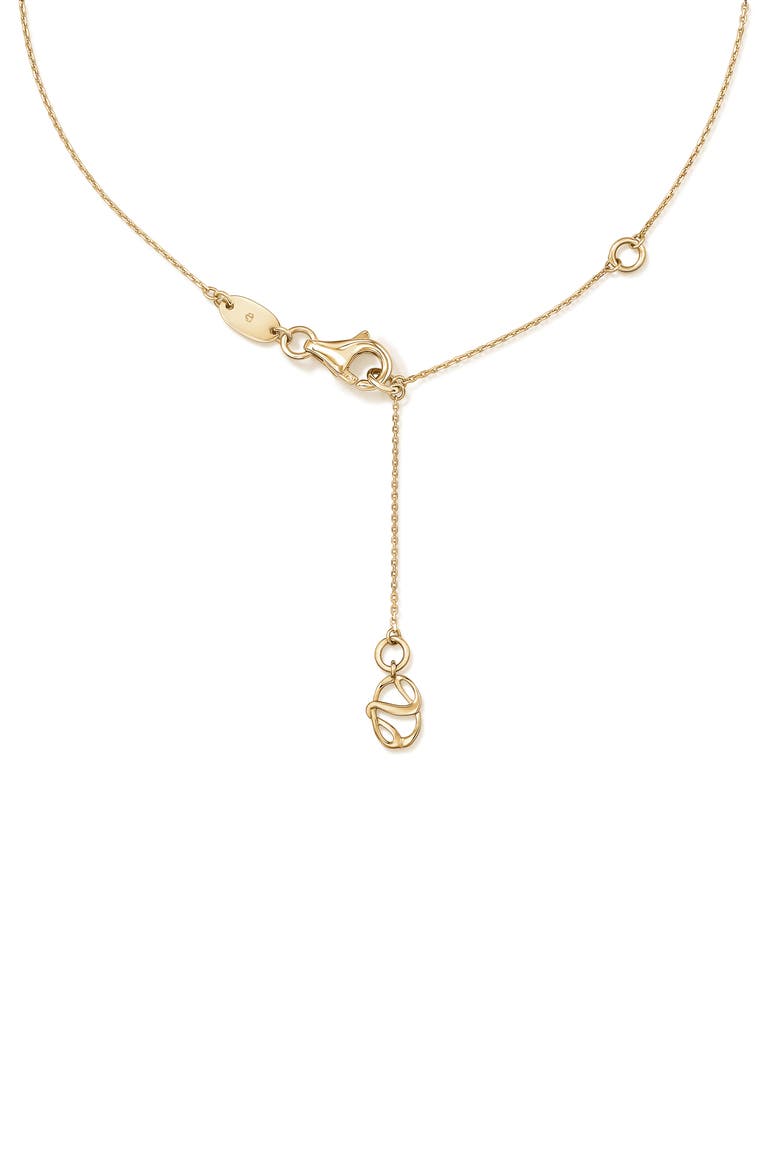 Whimsical 18k Gold Diamond Circle Pendant Necklace, Alternate, color, 18K YELLOW GOLD/DIAMOND