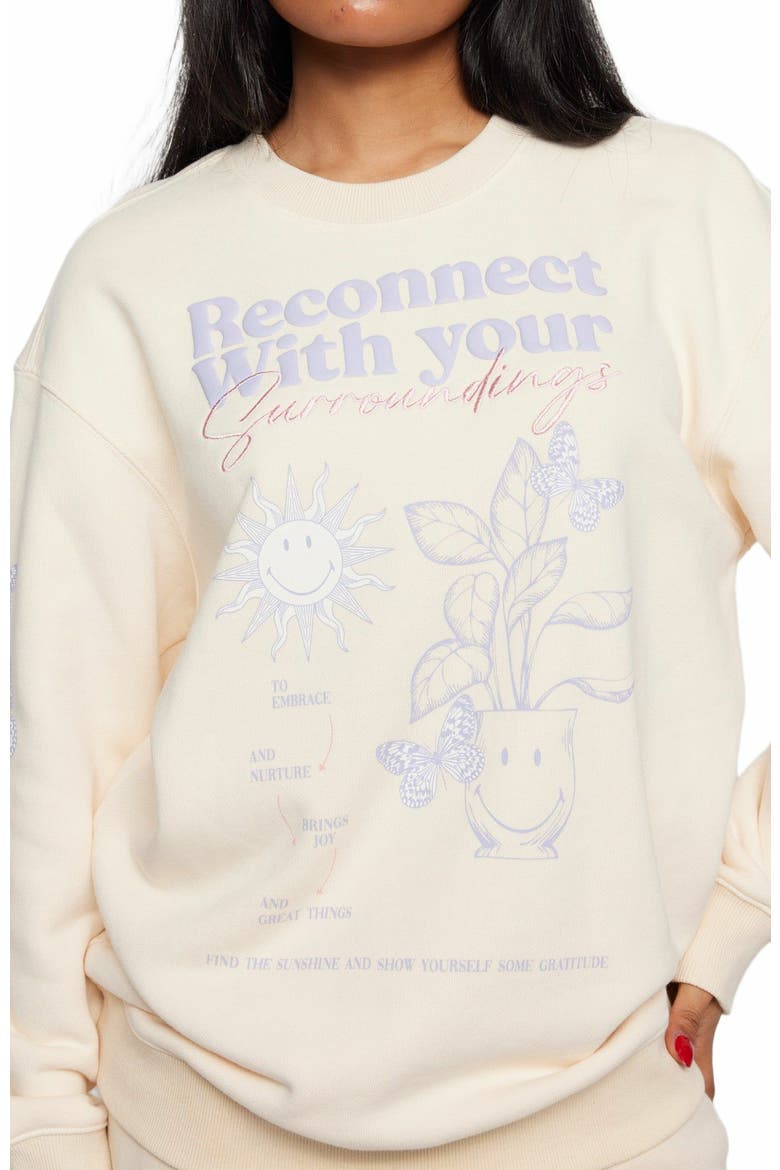 RECONNECT CREWNECK, Alternate, color, BONE