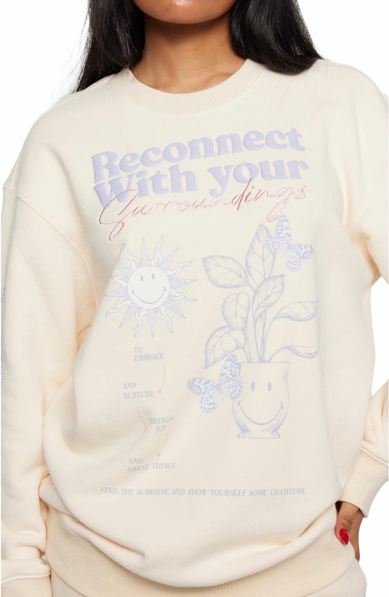 Samii Ryan RECONNECT CREWNECK, Alternate, color, Bone