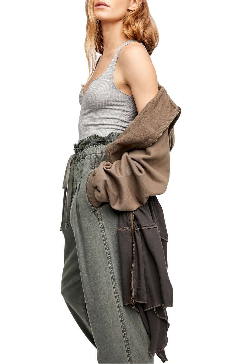 Moon Dust Hooded Cardigan, Alternate, color, DIRTY OLIVE