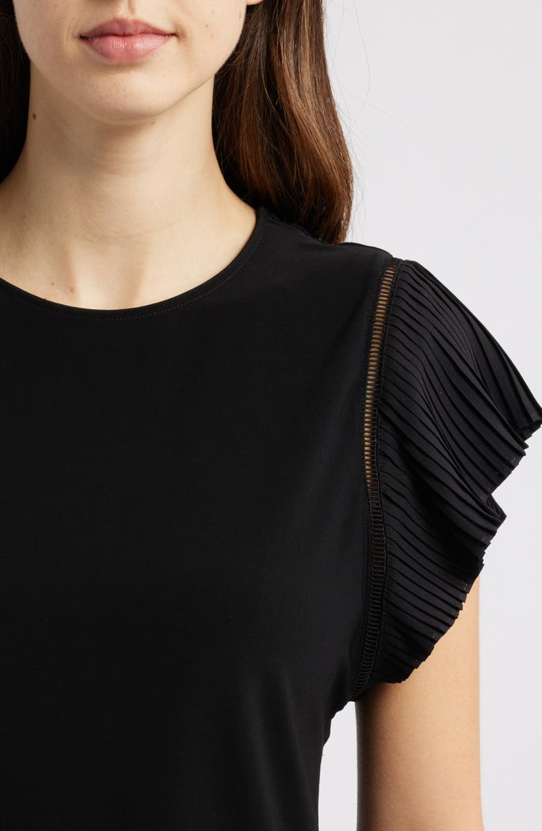 Anne Klein Pleated Sleeve Top, Alternate, color,