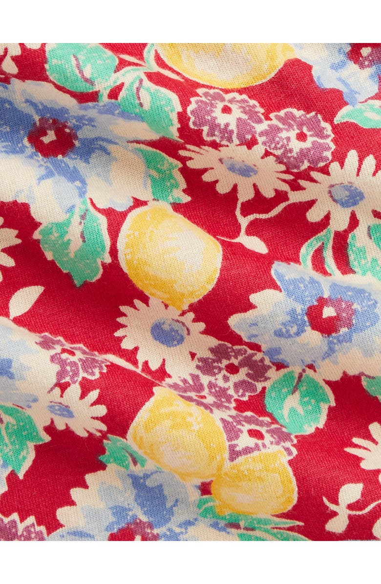 Ralph Lauren Floral Print Cotton Bubble Romper & Sun Hat Set, Alternate, color, 