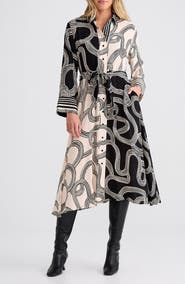 Brave+True Lucy Print Shirtdress