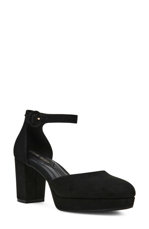 Faith Platform Ankle Strap Pump
