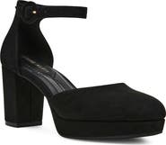 Anne Klein Faith Platform Ankle Strap Pump