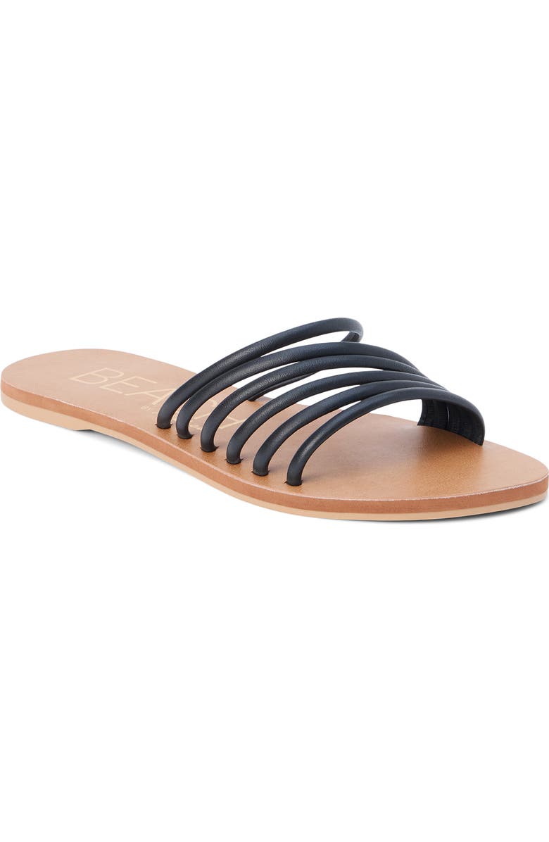 Coconuts by Matisse Cali Slide Sandal, Main, color, Black Leather