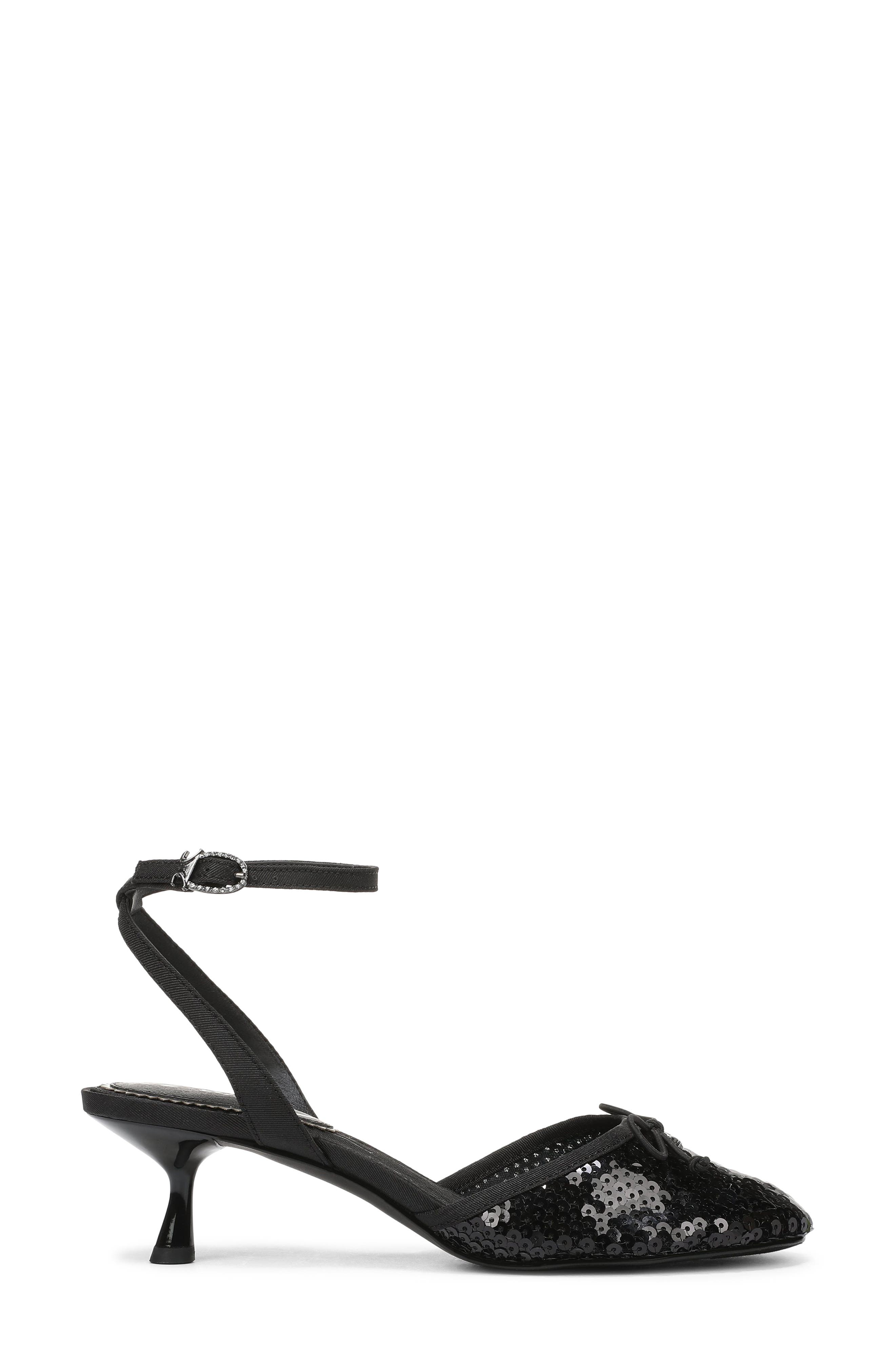 Circus NY by Sam Edelman Rosetta Ankle Strap Pump, Alternate, color, Black
