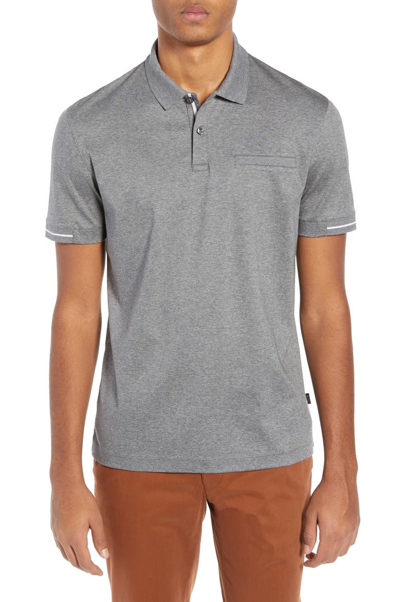 Parlay Regular Fit Polo, Main, color, MEDIUM GREY