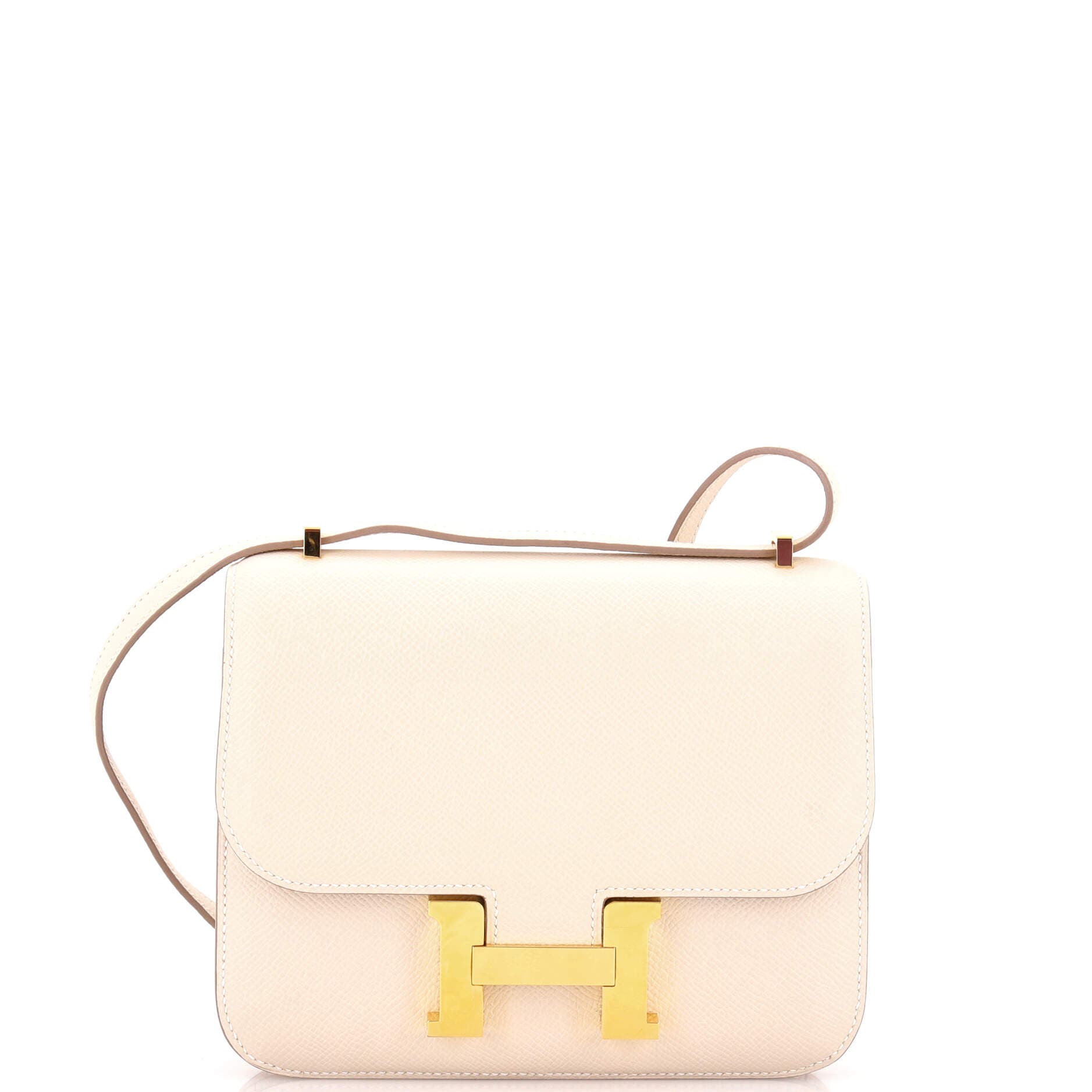 Constance Bag Epsom 18, Main, color, White