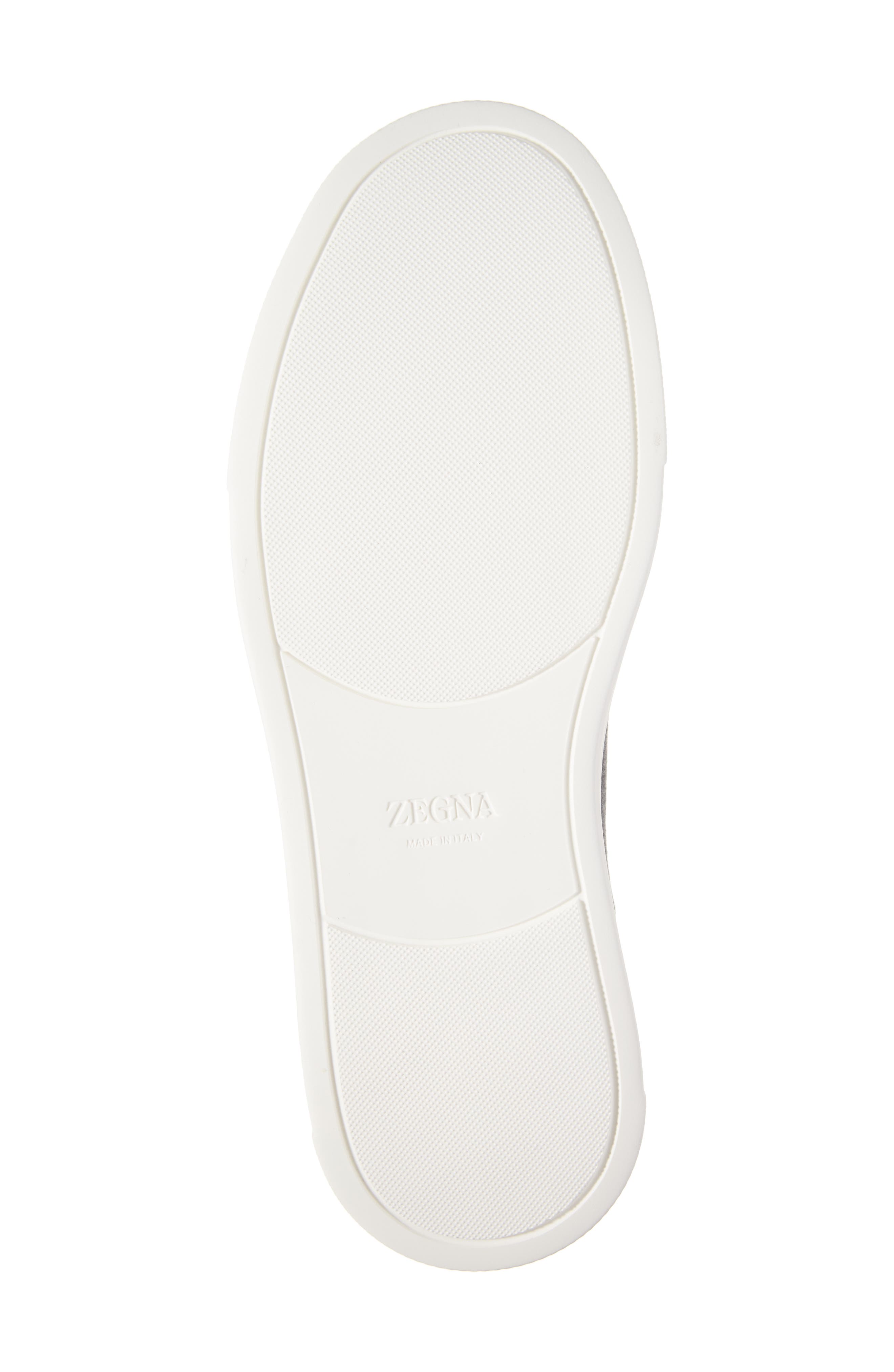 ZEGNA Triple Stitch Wool Blend Slip-On Sneaker, Alternate, color, 