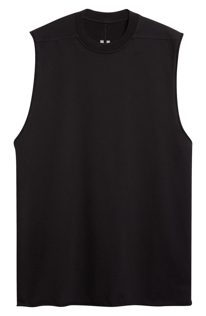 Rick Owens Jumbo Cotton Jesrey Tank, Alternate, color, Black