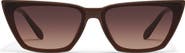 QUAY Bad Habit 65mm Cat Eye Sunglasses