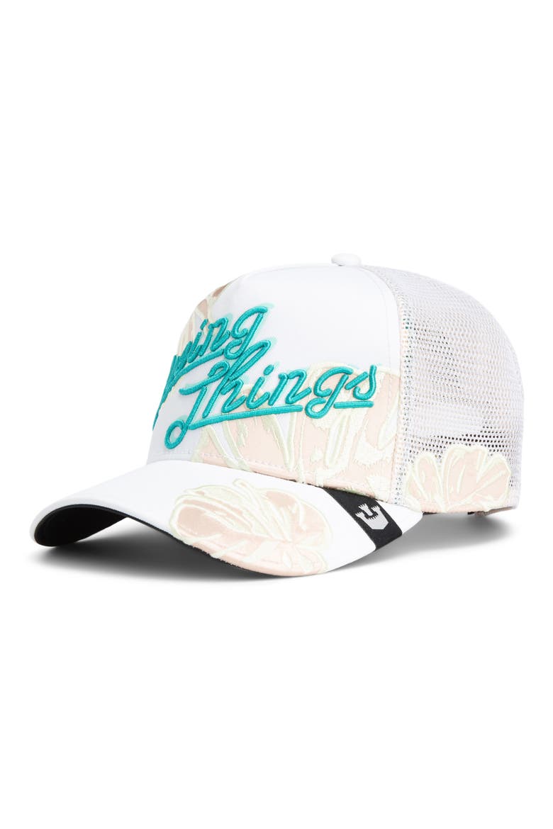 Vision Vision Trucker Hat, Alternate, color, WHITE