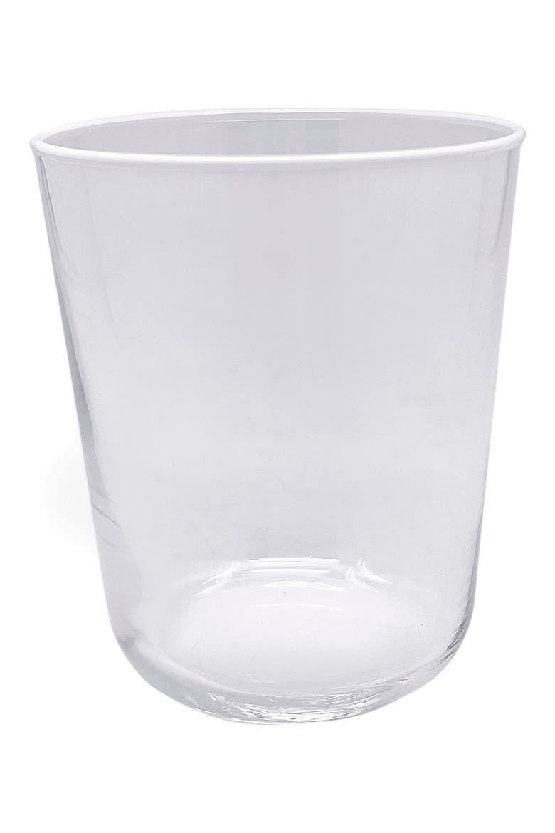 Fine Line Set of 4 Double Old Fashioned Glasses, Main, color, WHITE