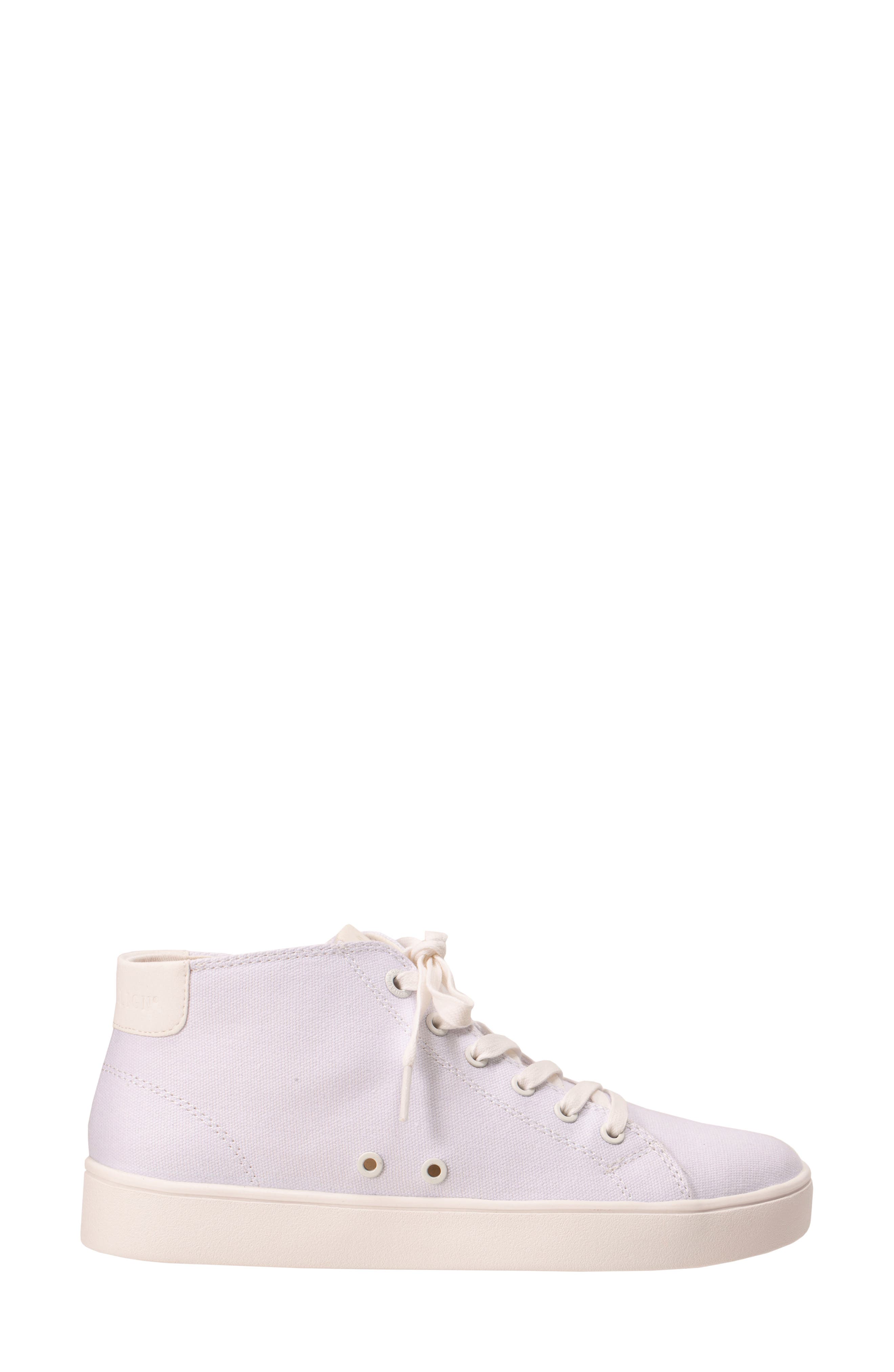 Emery High Top Sneaker, Alternate, color, WHITE