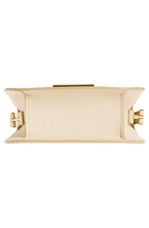 Tom Ford Mini Tara Grained Leather Crossbody Bag In 1w018 Cream