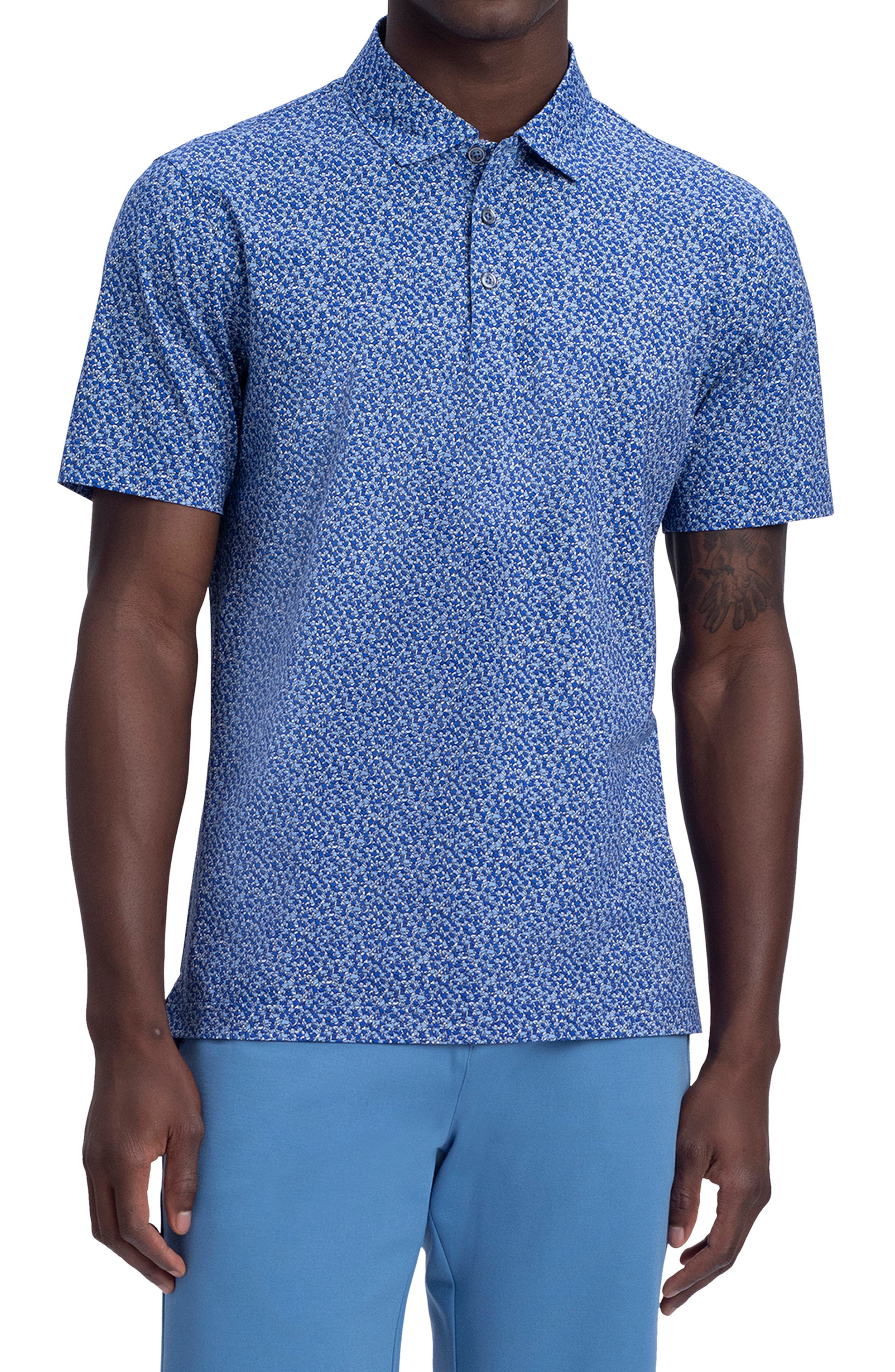 Bugatchi OoohCotton® Print Polo