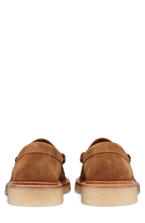 G.h.bass Larson Mixed Media Penny Loafer In Cognac/natural