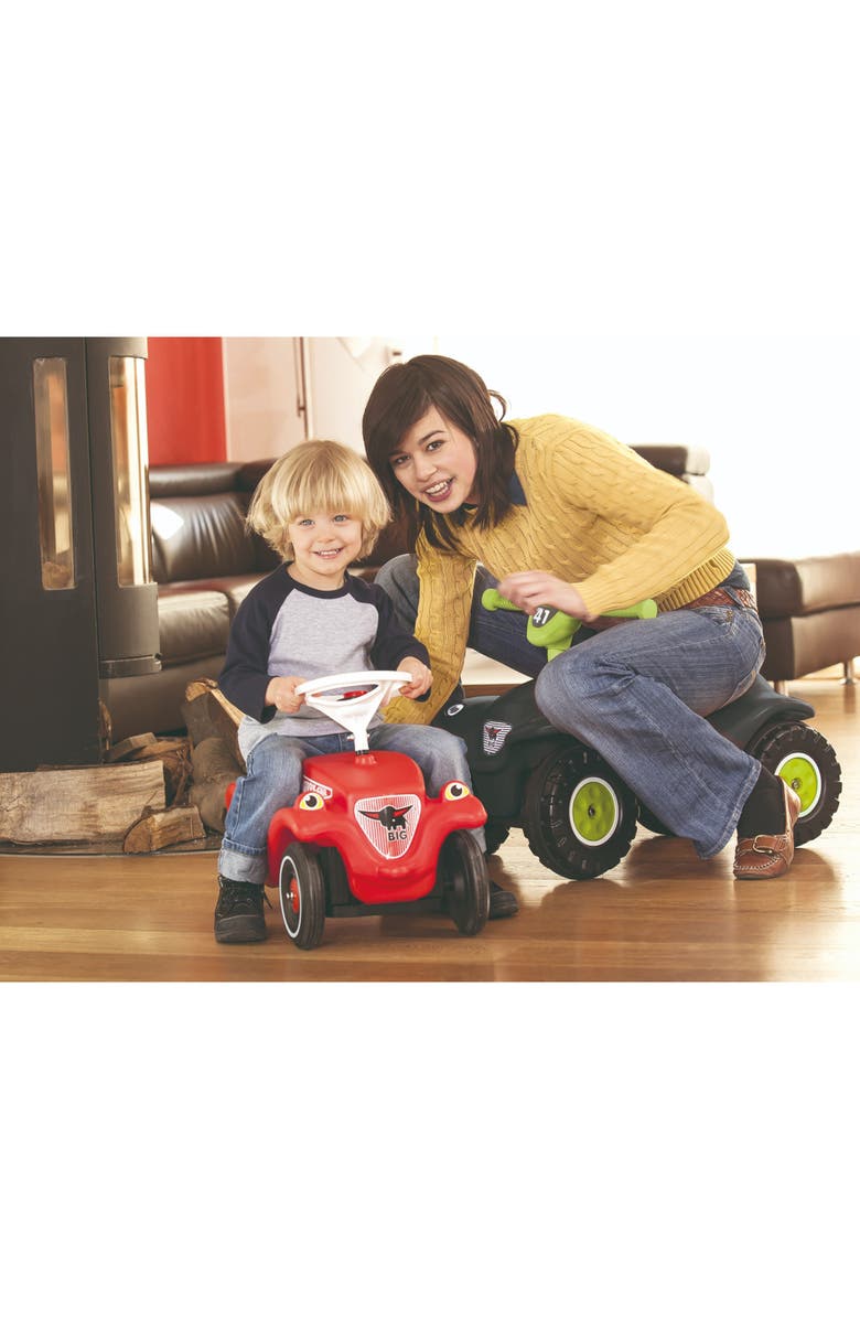 BIG Spielwarenfabrik, brand Aquaplay Bobby Car Classic Ride on Vehicle Red, No Installation, Alternate, color, Red