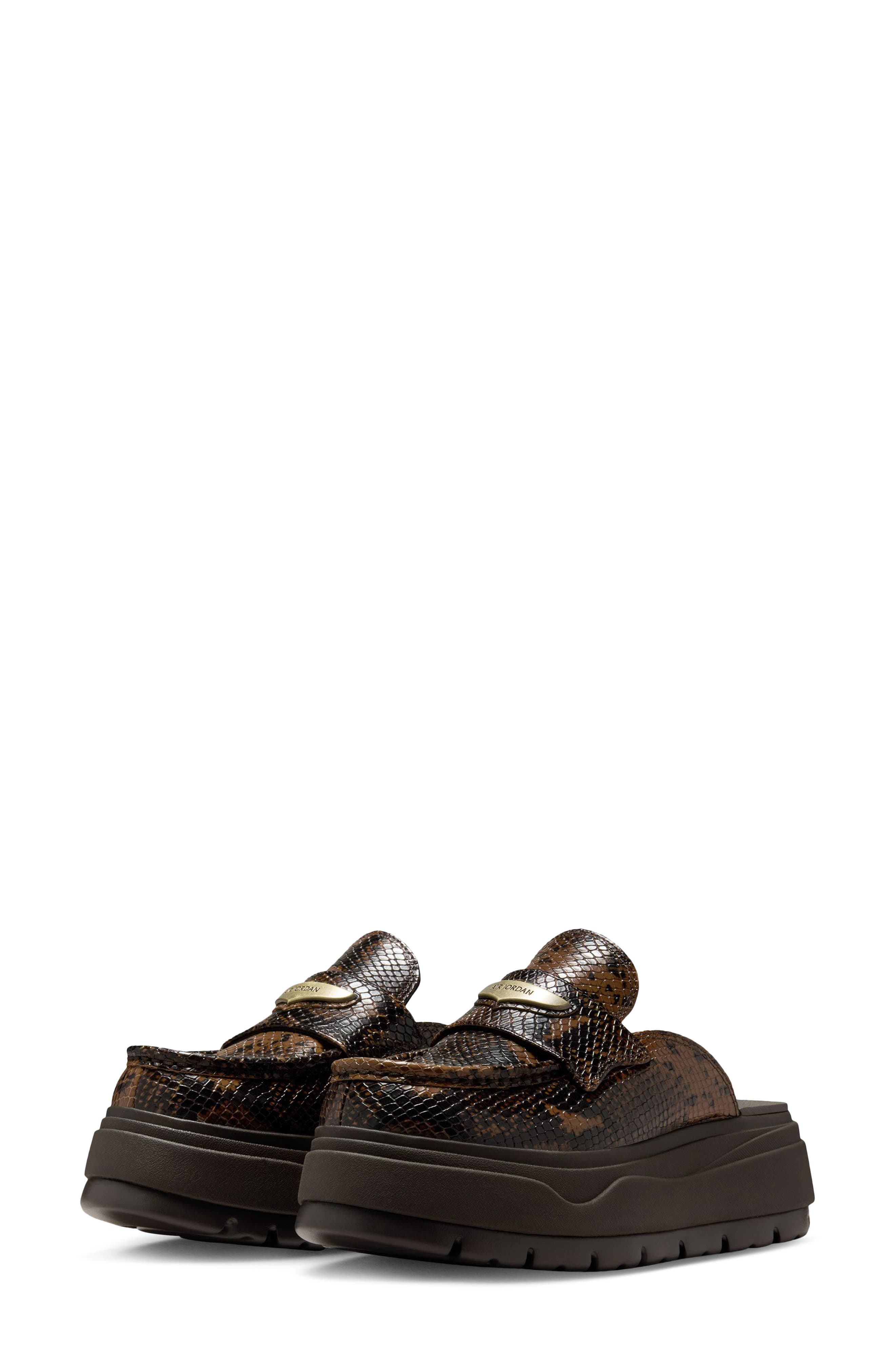 Jordan Air Jordan Mule SE Platform Loafer Mule, Main, color, Velvet Brown/ Velvet Brown