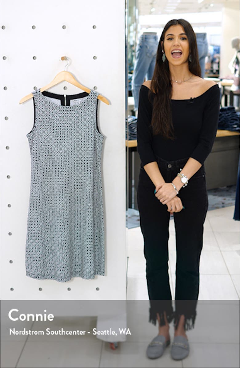 Geo Breezy Sleeveless Shift Dress, sales video thumbnail