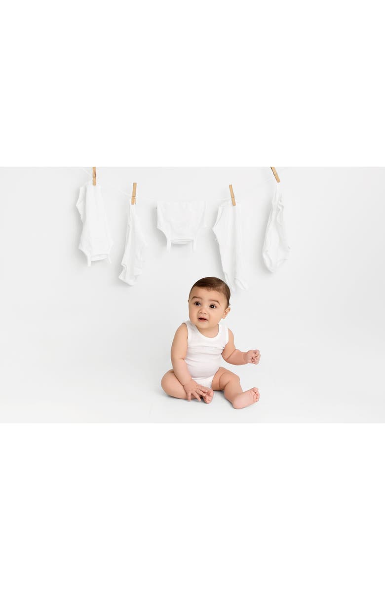 Pouf Baby Boy Undershirts, Alternate, color, White