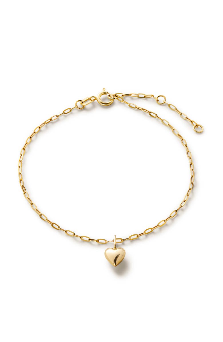Ana Luisa Gold Charm Bracelet - Gold Heart Bracelet, Main, color, Gold