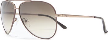 Salvatore Ferragamo 60mm Aviator Sunglasses