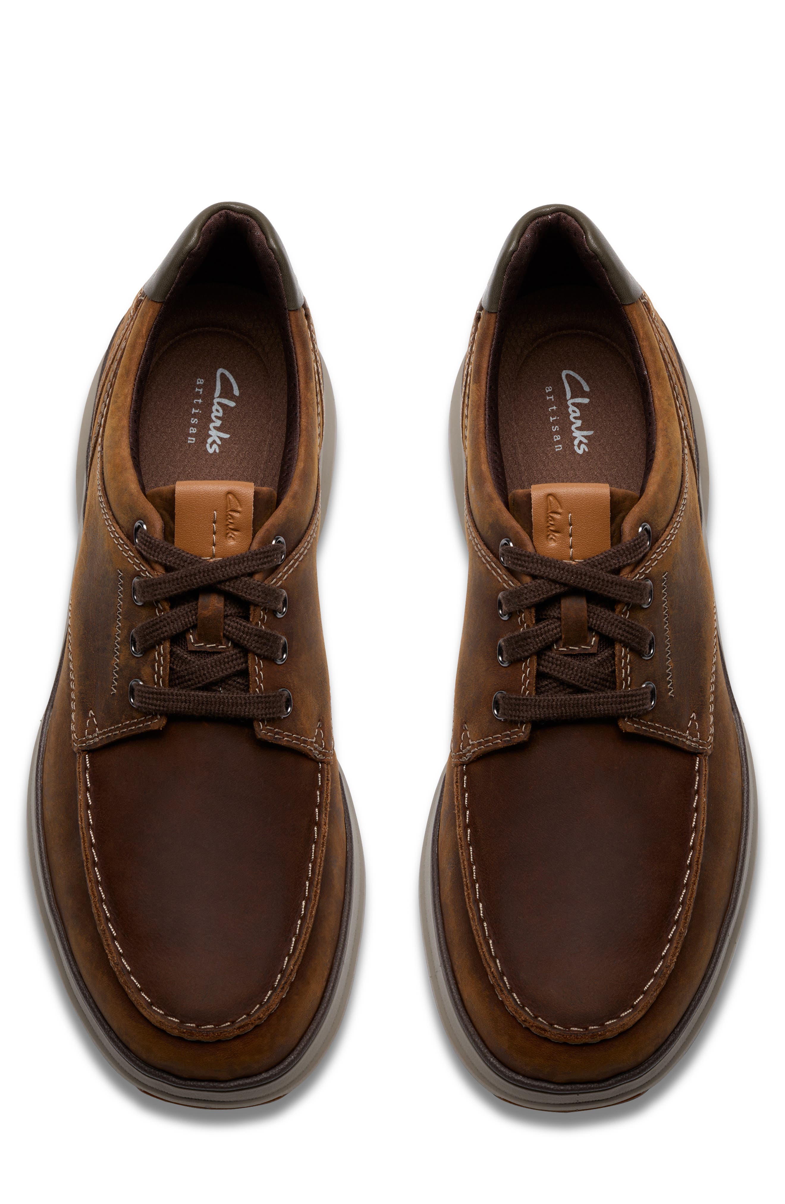 Clarks<sup>®</sup> Mullan Moc Toe Derby, Alternate, color, Beeswax Leather