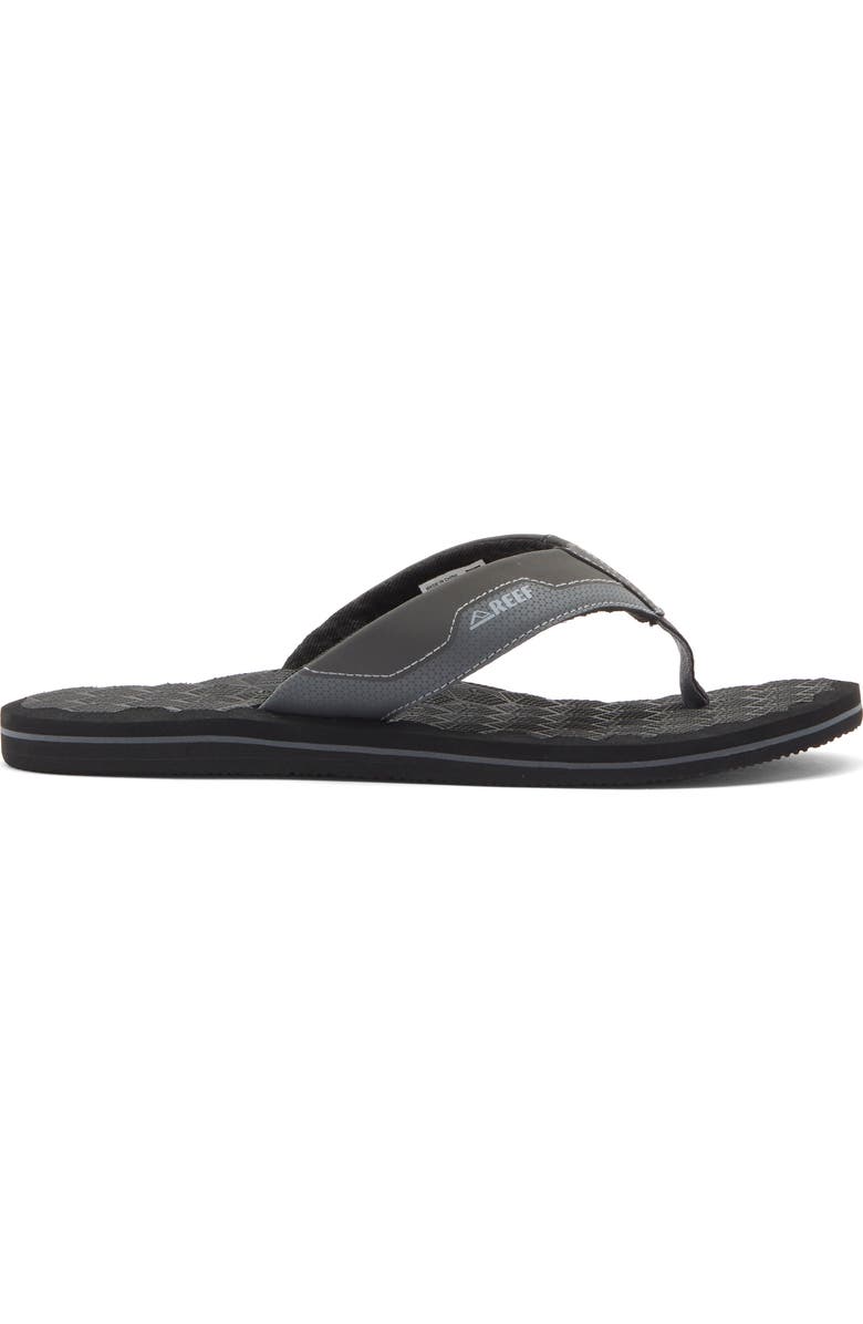 Reef The Ripper Flip Flop, Alternate, color, Dark Grey