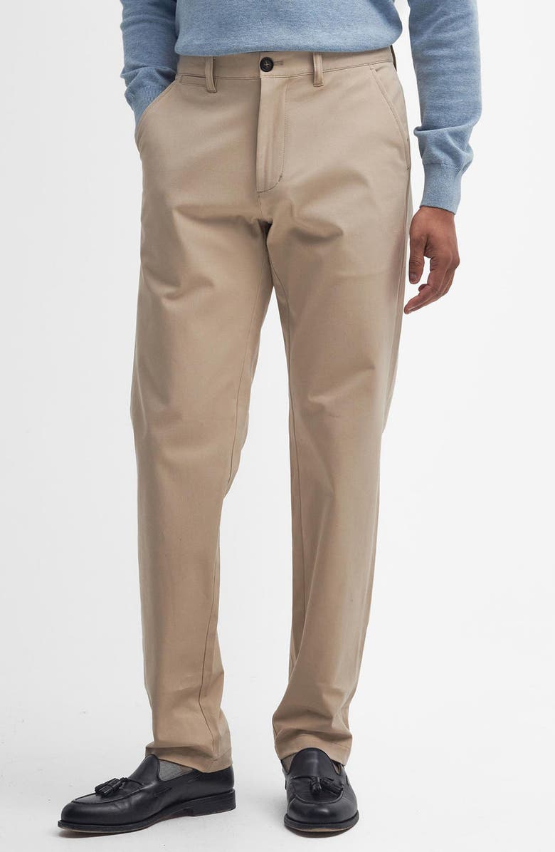 Barbour Comfort Stretch Pants, Main, color, Light Tan